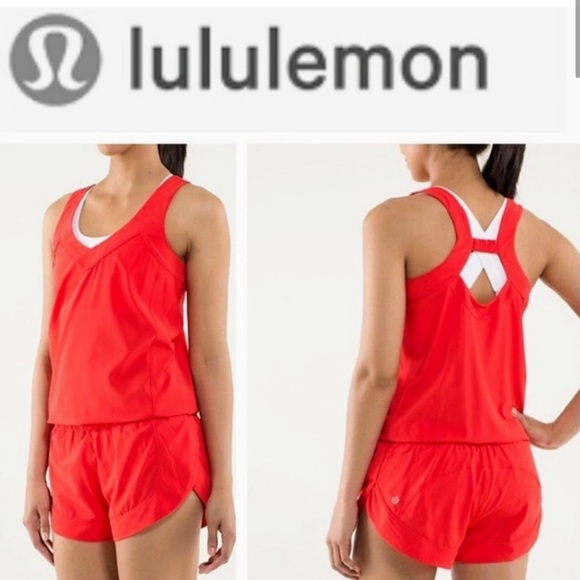 Lululemon Speedy Runsie in Red Romper - Picture 1 of 10